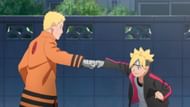 Boruto and Naruto in Boruto: Naruto Next Generations (Image via Pierrot)